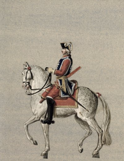 Reiterporträt von Prinz Charles de Beauveau-Craon von Pierre Antoine Lesueur